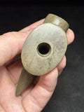 3 1/4″ Pipestone Disc Pipe — Des Moines Co., IA
