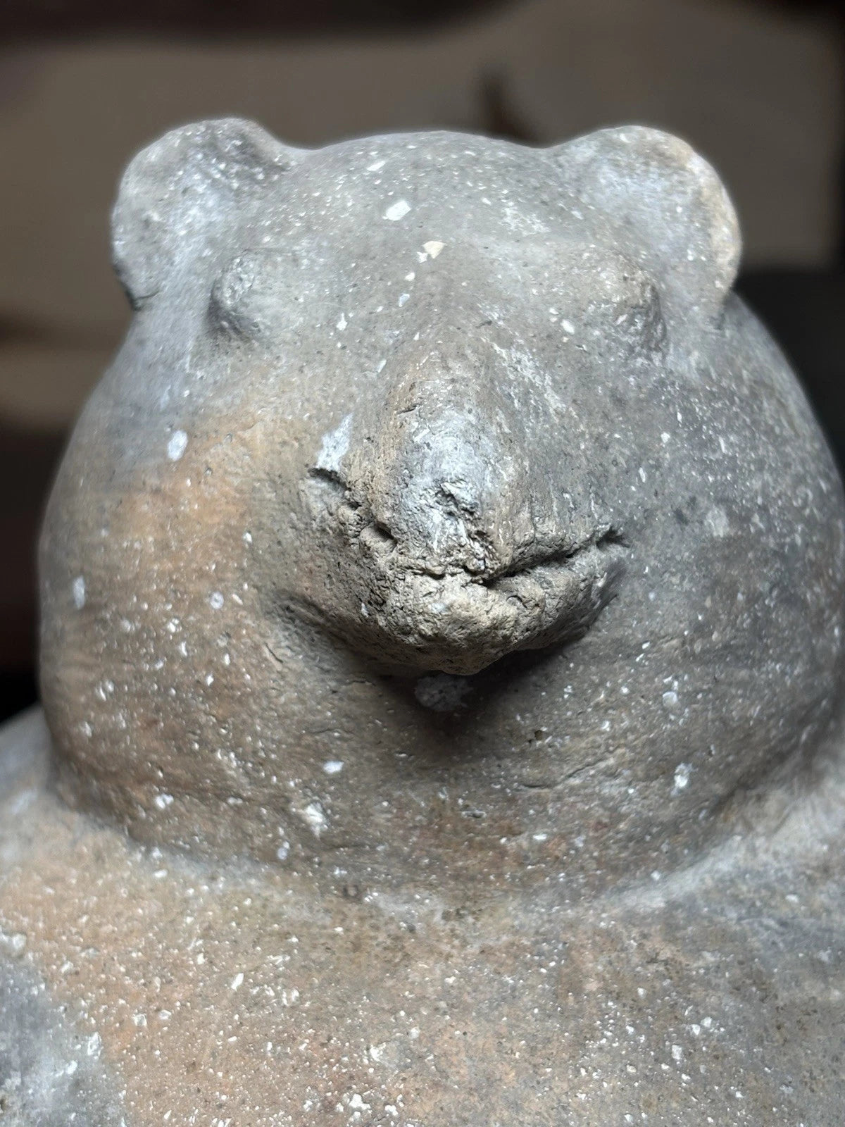 6 1/4″ Mississippian Hooded Bear Effigy Pot — Arkansas