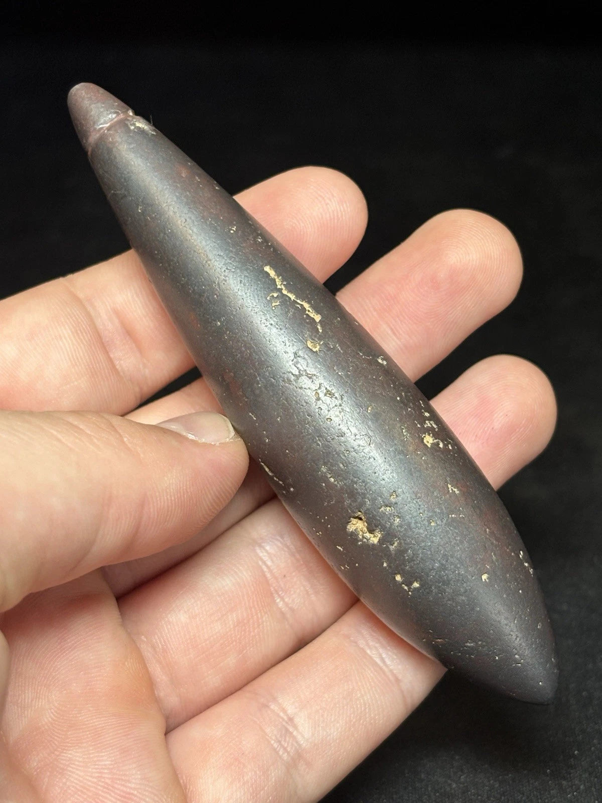 4 1/4″ Hematite Plummet — Franklin Parish, LA — view 4