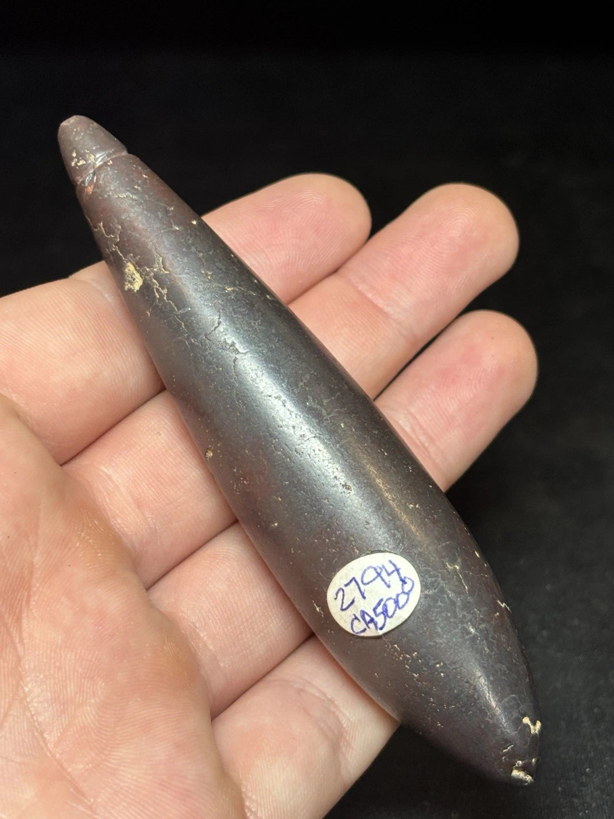4 1/4″ Hematite Plummet — Franklin Parish, LA — view 6