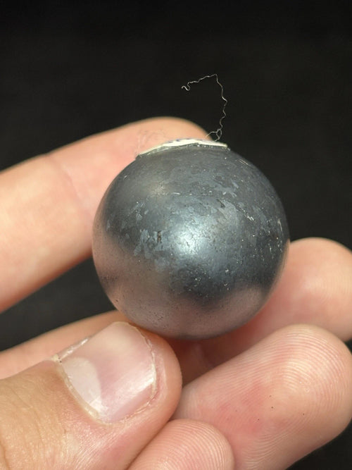 2 1/2″ Hematite Plummet — Louisiana — view 2
