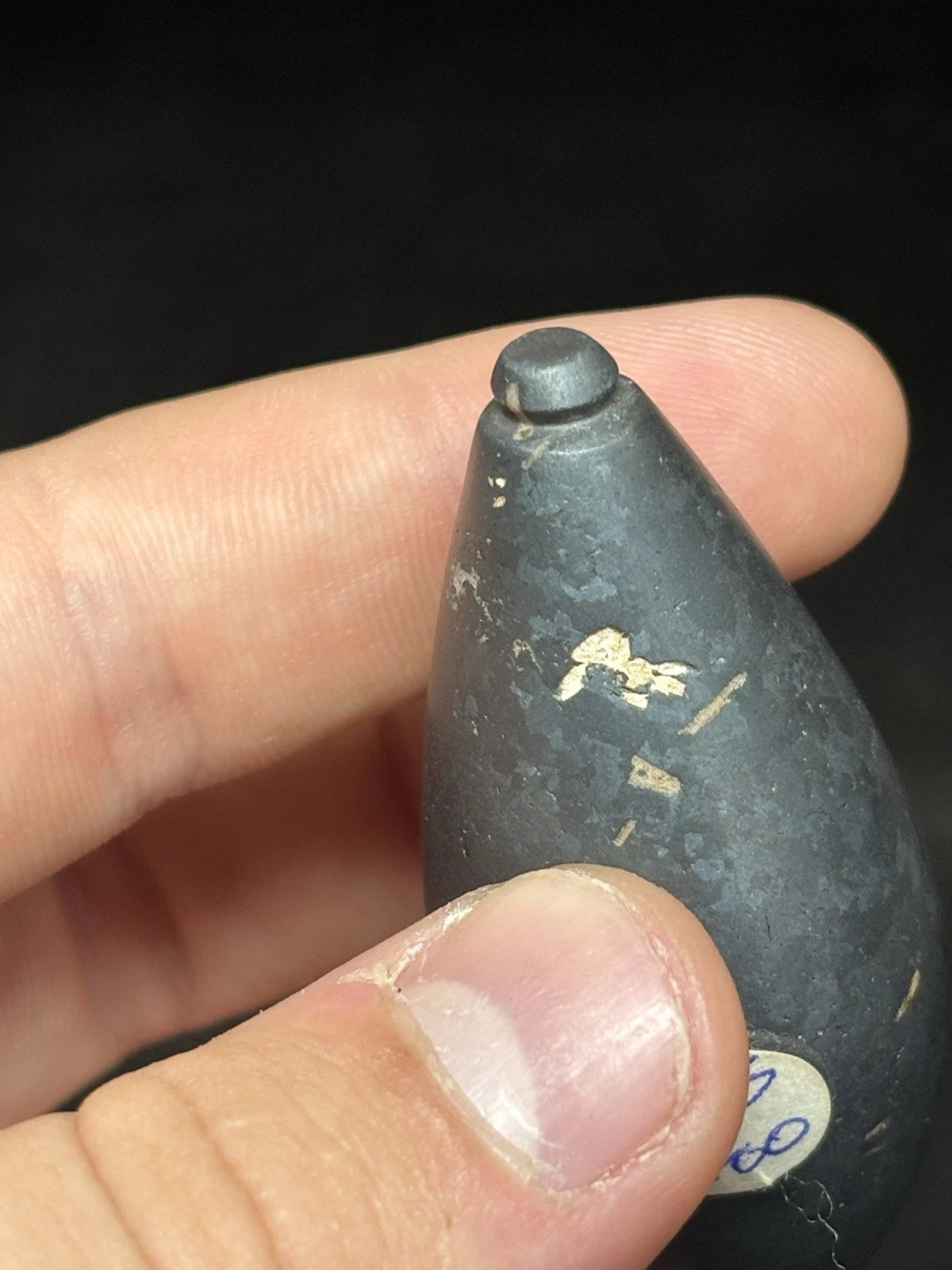 2 1/2″ Hematite Plummet — Louisiana — view 7