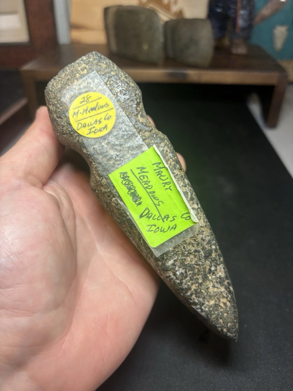 6 1/8″ Iowa Slant Groove Axe — Dallas Co., IA — view 5