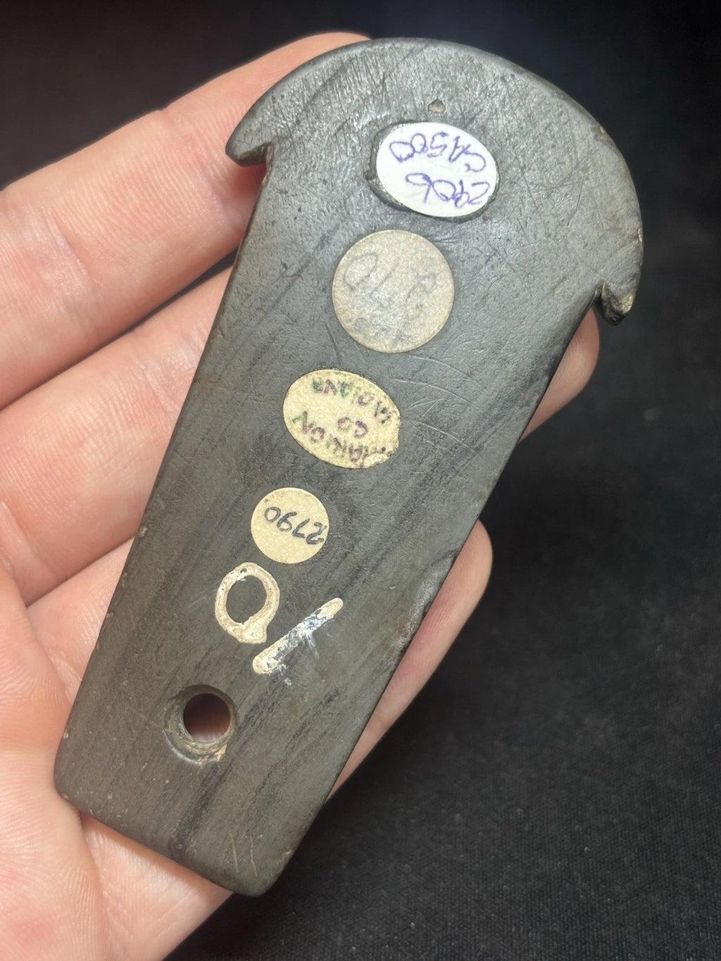 Marion County slate anchor pendant — view 11