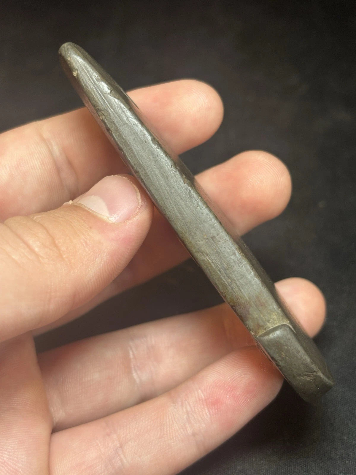 Marion County slate anchor pendant — view 2