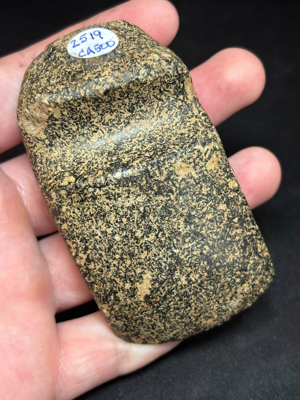 3⅜″ Diorite Keokuk Axe — Adams Co., IL — photo 8