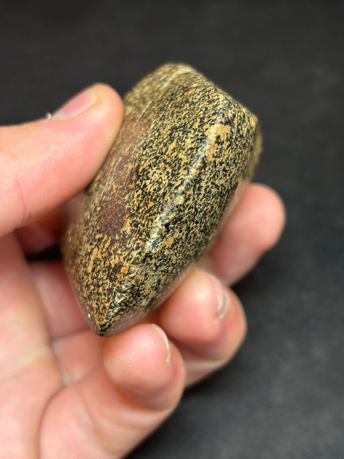 3⅜″ Diorite Keokuk Axe — Adams Co., IL — photo 9