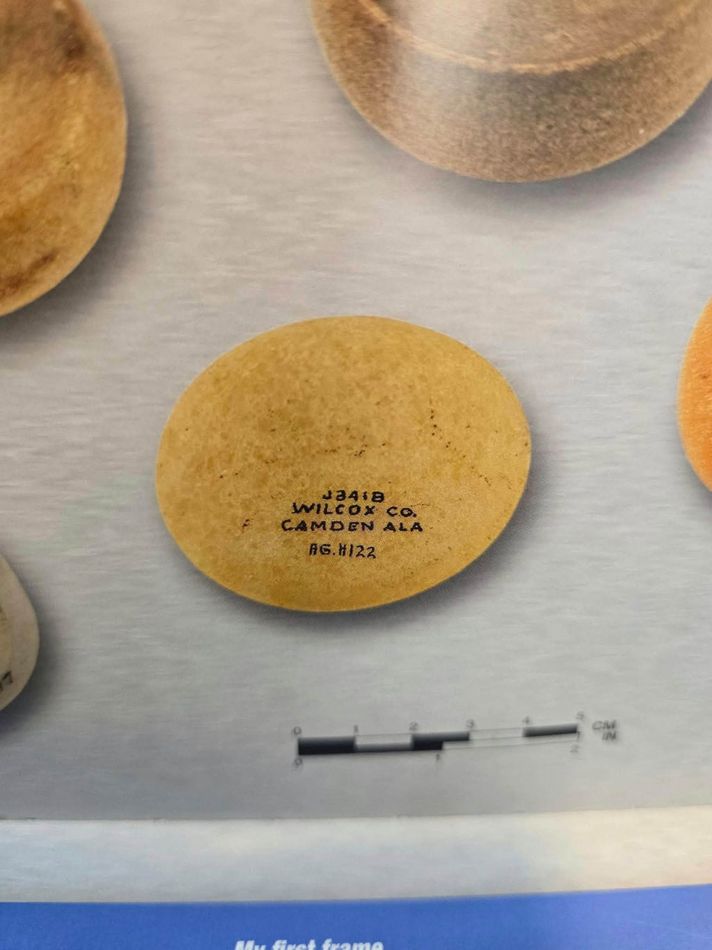 2¼″ Quartz Biscuit Discoidal — Wilcox Co., AL — photo 2