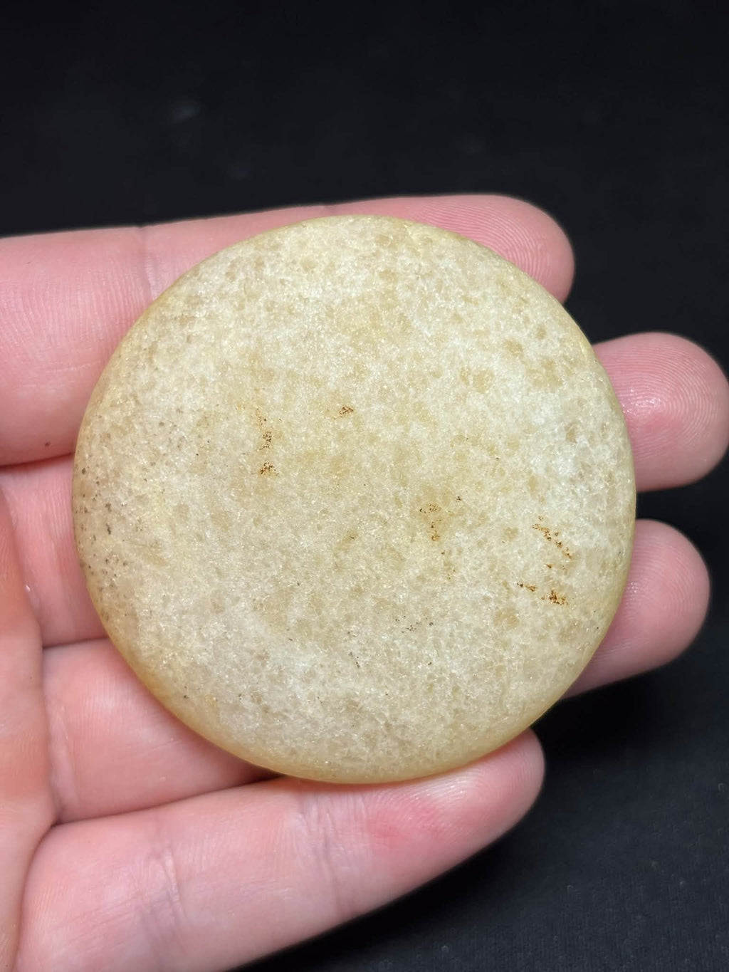 2¼″ Quartz Biscuit Discoidal — Wilcox Co., AL — photo 1