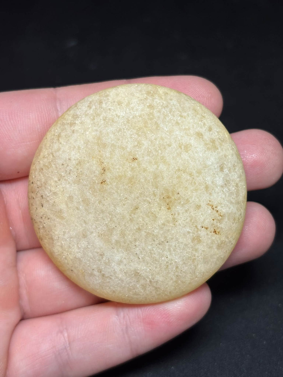 2¼″ Quartz Biscuit Discoidal — Wilcox Co., AL — photo 1
