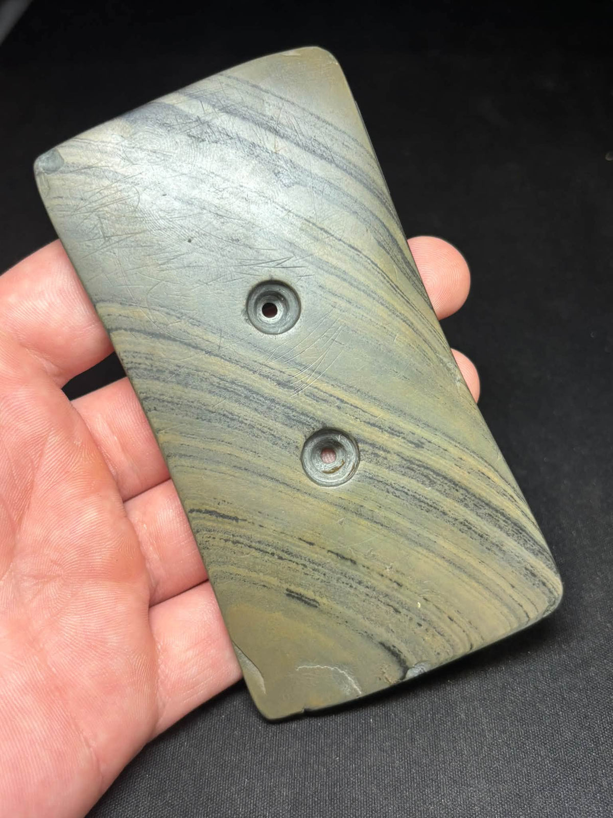 4 9/16″ Rectangular Gorget — Richland Co., OH